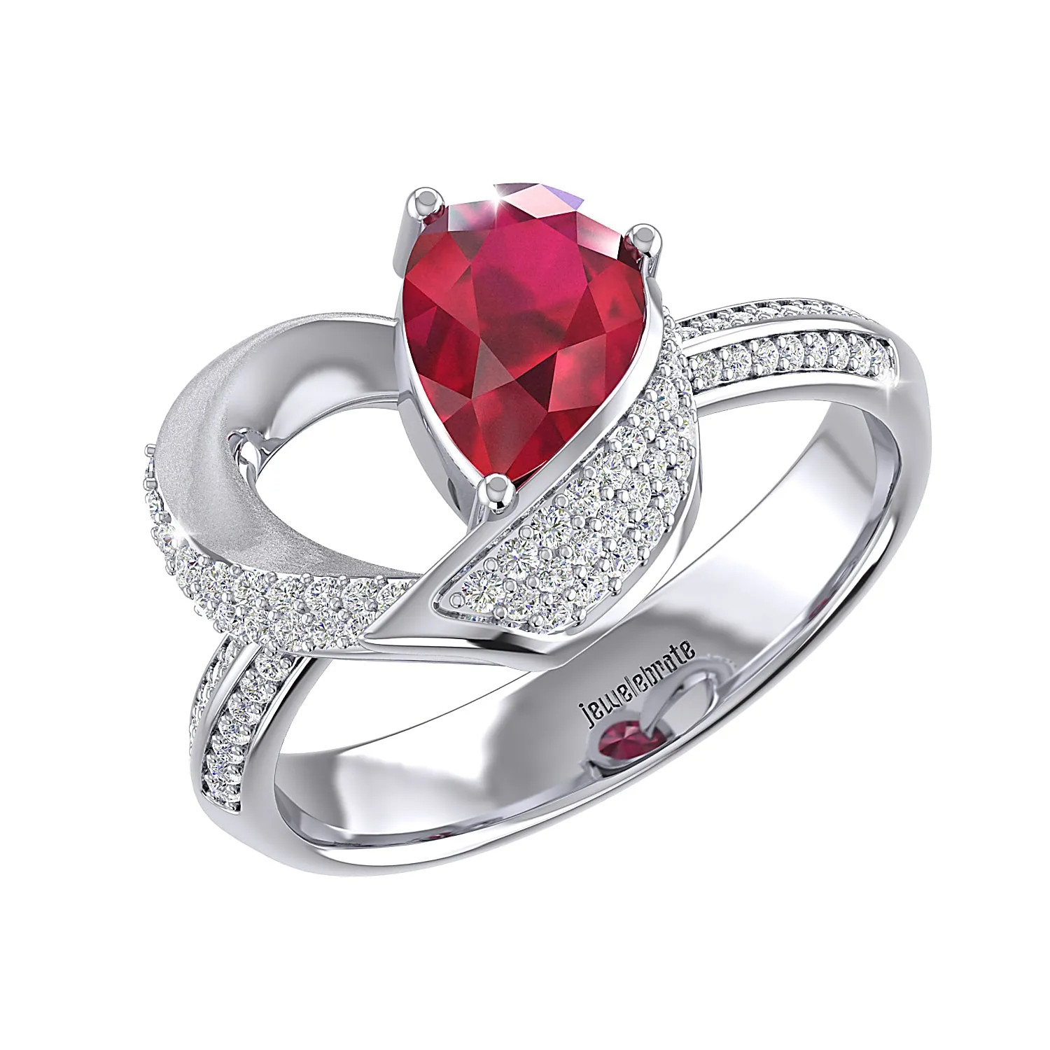 THE RESPLENDENT RUBY LOVE RING