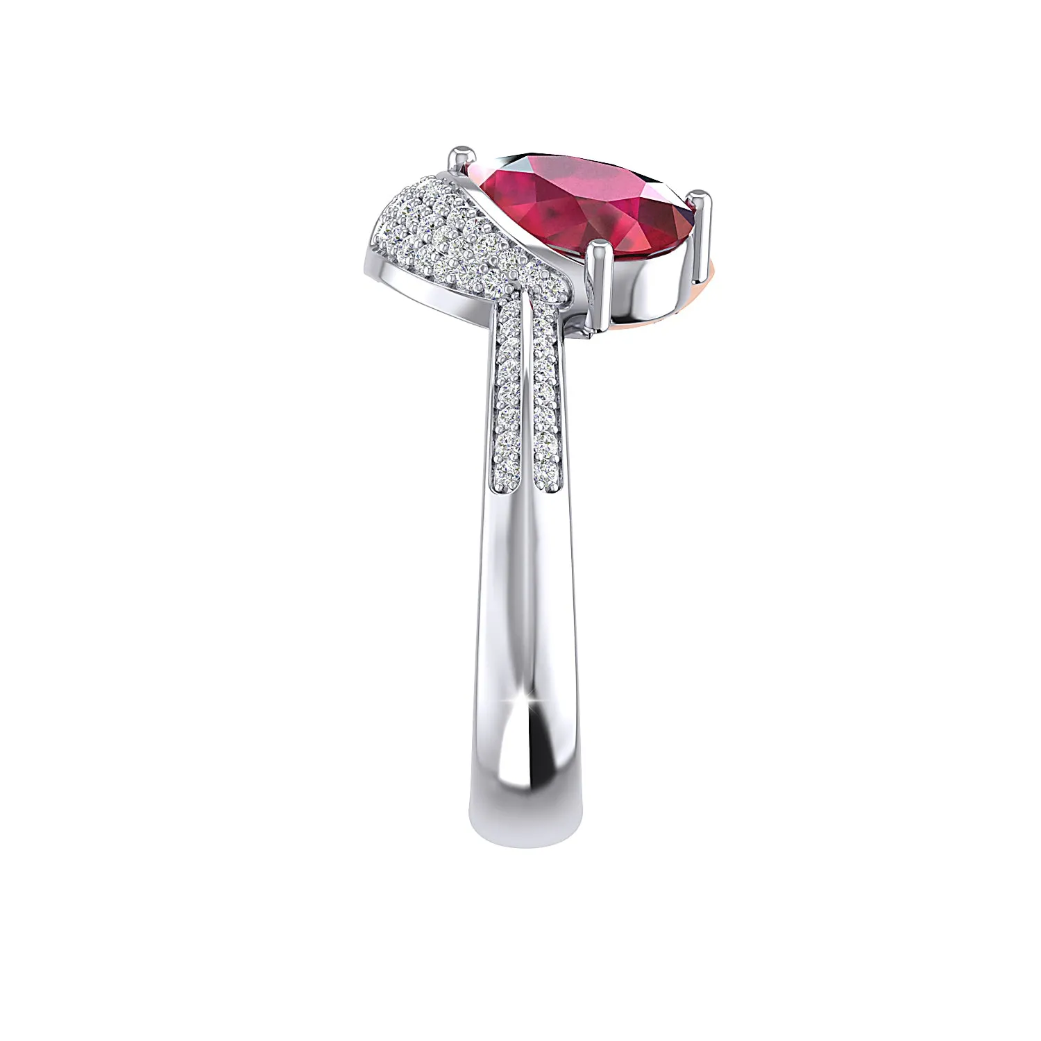 THE RESPLENDENT RUBY LOVE RING