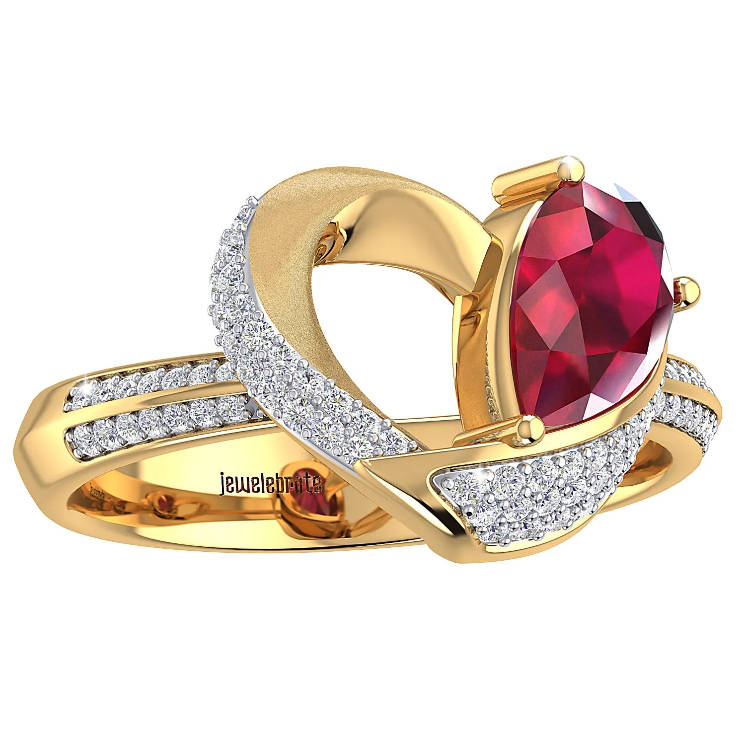 THE RESPLENDENT RUBY LOVE RING