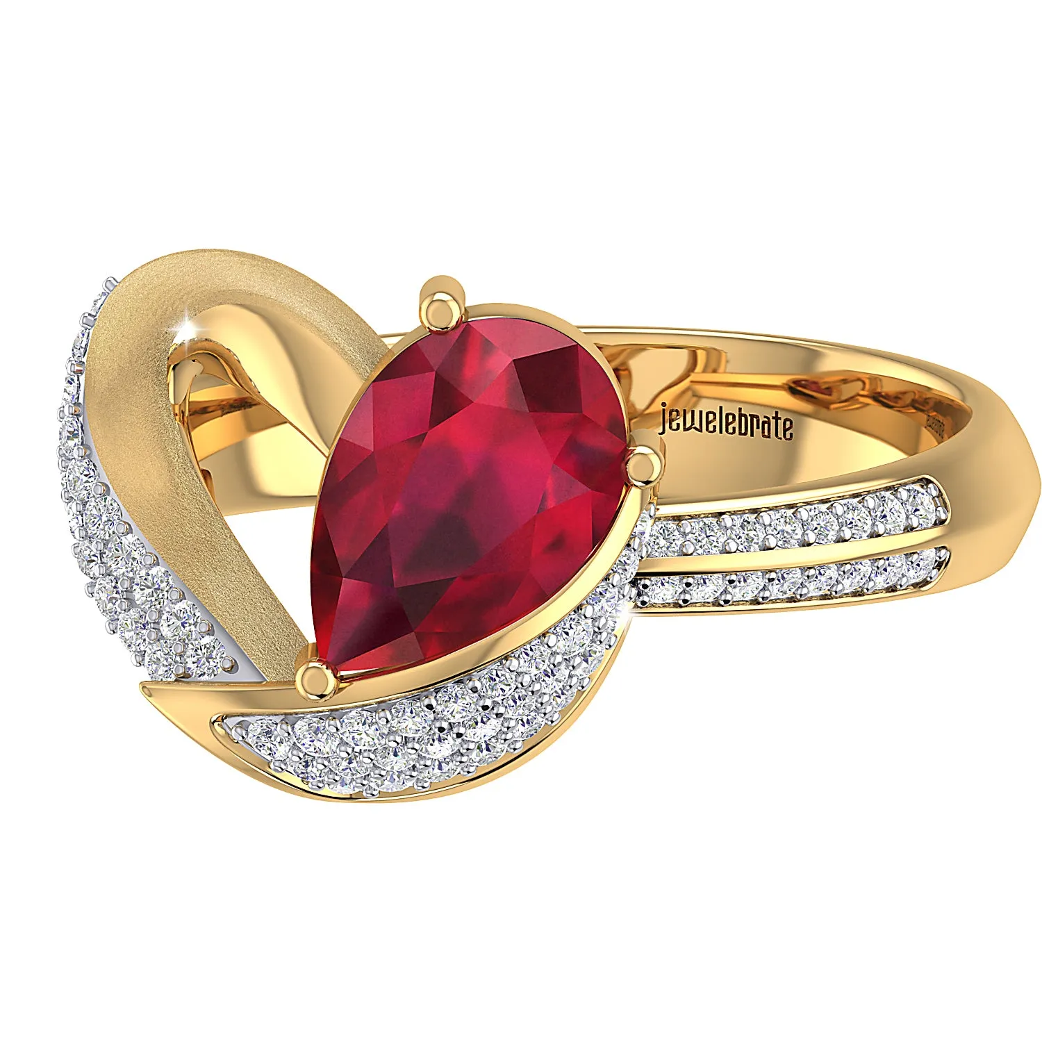 THE RESPLENDENT RUBY LOVE RING