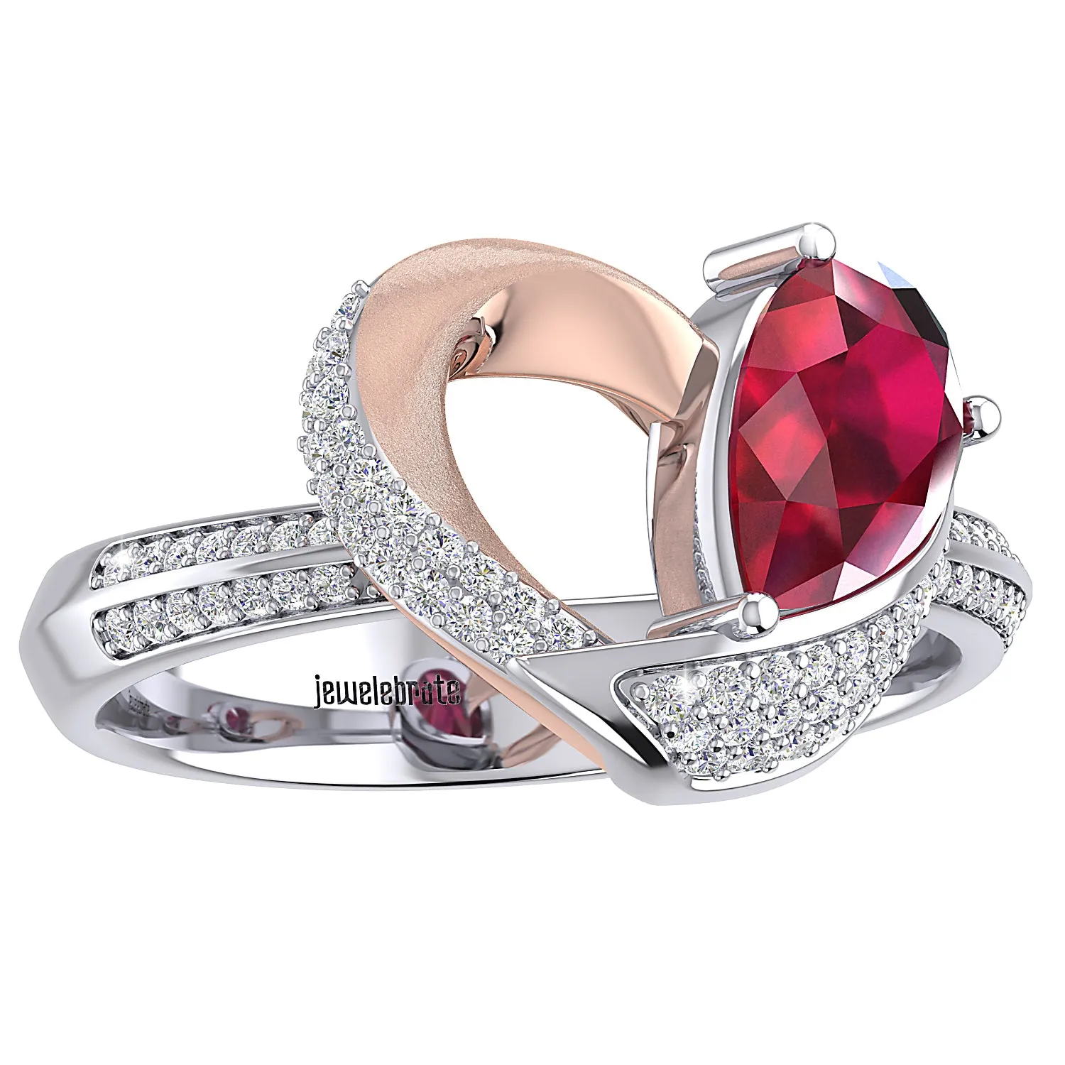 THE RESPLENDENT RUBY LOVE RING