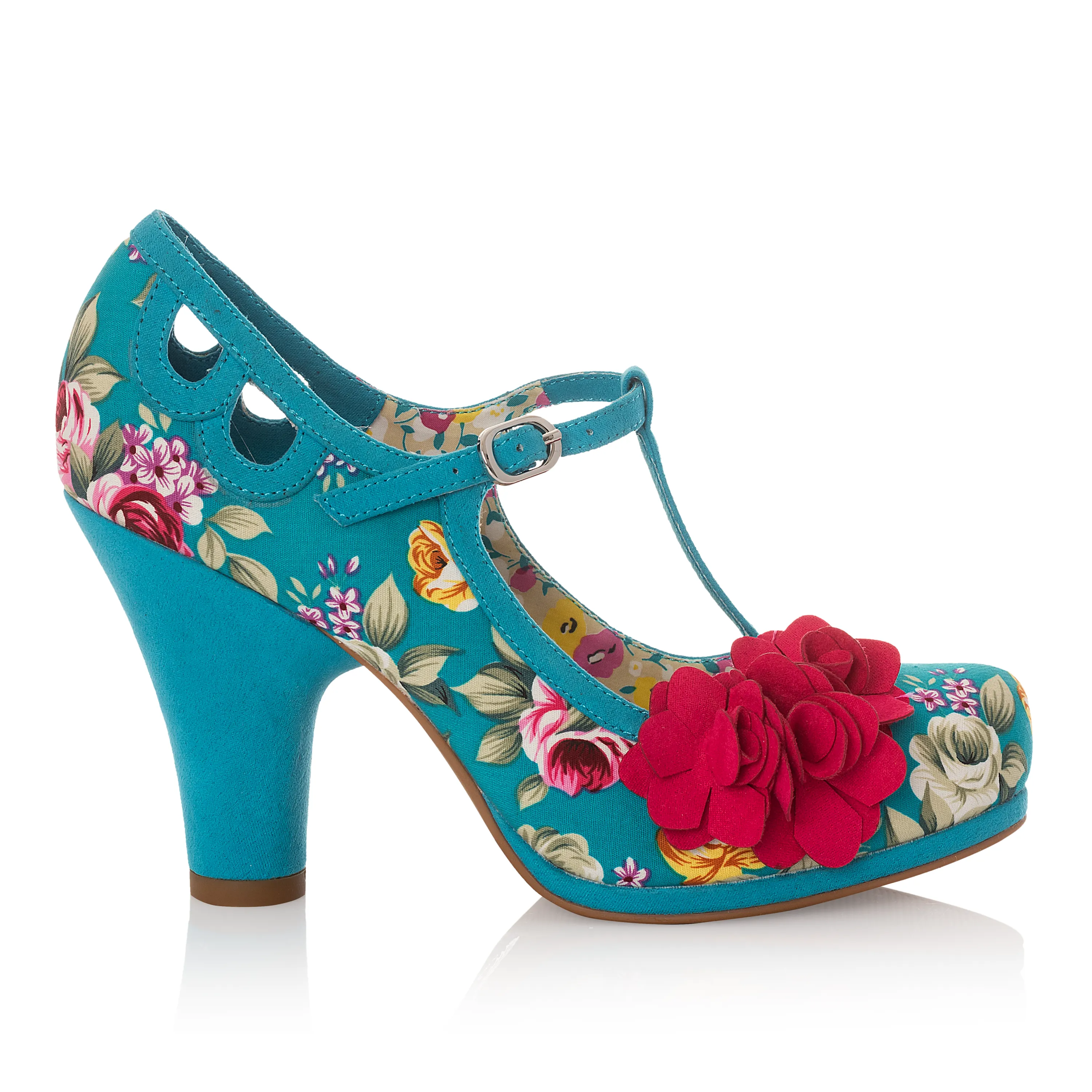 Valerie (Aqua Floral)