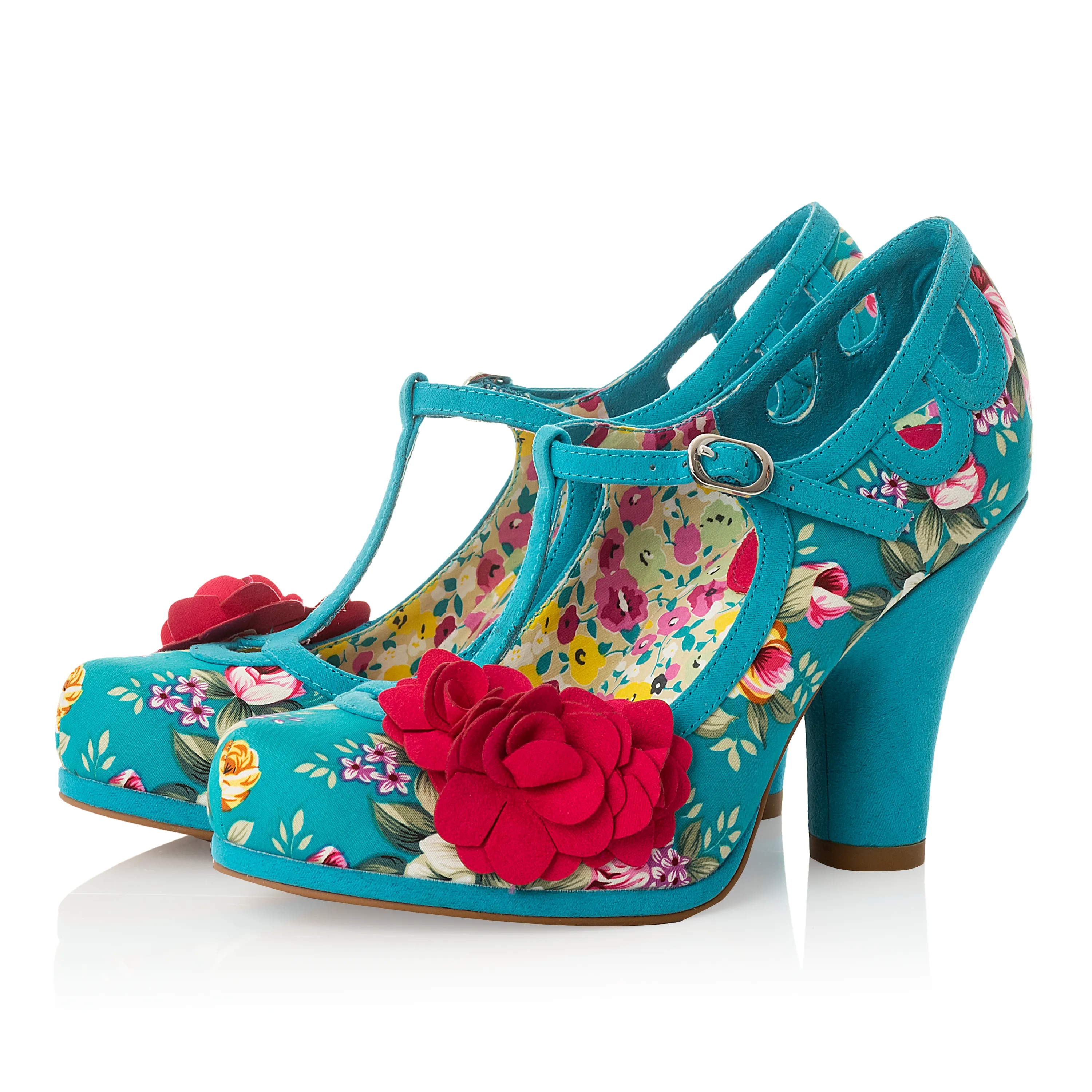 Valerie (Aqua Floral)