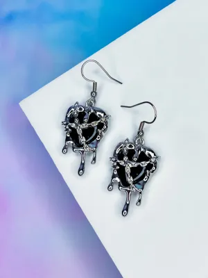 WONDERWORLD EARRINGS - BLACK